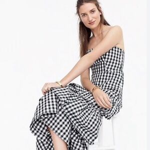 Gingham Tiered Maxi Dress - Brand New with Tags